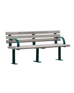 Greenwood Memorial 5-foot Park Bench With Armrest