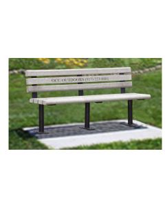 Greenwood 6-foot Memorial Park Bench
