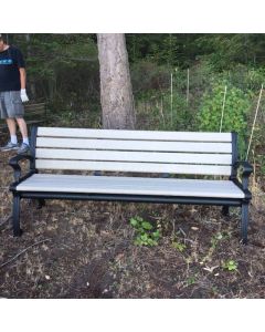 Emerald Park 8 Foot Plastic Bench