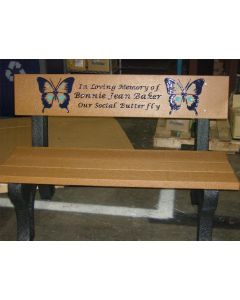 4-Foot Landmark Memorial Park Bench