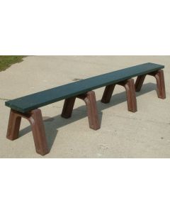 8 Foot Landmark Backless Park Bench