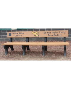 8-Foot Landmark Memorial Park Bench