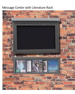Message Center Medium One Sided Wall Mount
