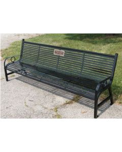 8 Foot Broadway Memorial Park Bench