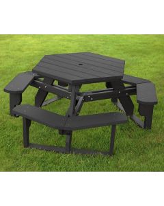 Open Hexagon Table