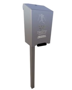 Post Mounted Large Hand Sanitizer