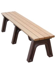 6 Foot Park Classic Plastic Backless Bench