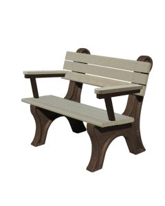 4 Foot Park Classic Bench With Arm Rest