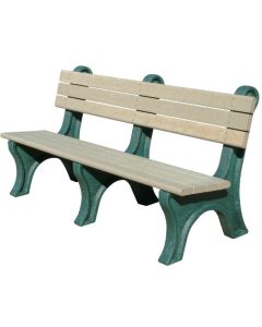 6 Foot Classic Plastic Park Bench