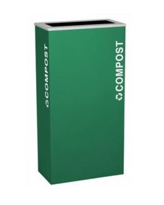 17-Gallon Modular Rectangular Recycle Bin, Compost