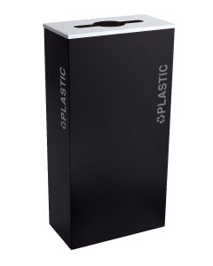 17 Gallon Modular Rectangular Recycle Bin, Plastic