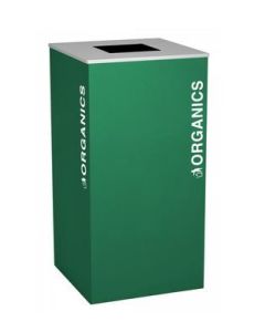 36-Gallon Modular Square Recycle Bin, Organics