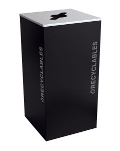 36 Gallon Modular Square Recycle Bin, Recycables