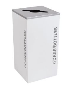 24 Gallon Modular Square Recycle Bin, Cans and Bottles