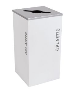 24 Gallon Modular Square Recycle Bin, Plastic