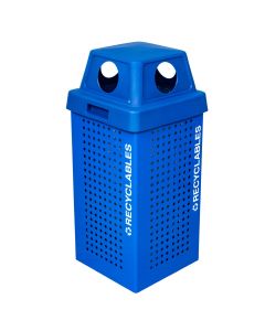 Outdoor Kaleidoscope 36-Gallon Recycle Receptacle