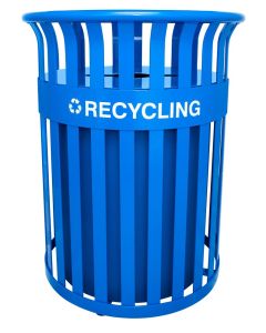 Streetscape 37 Gallon Outdoor Recycle Receptacle