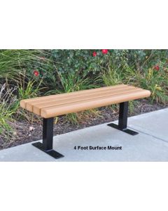 Greenwood Backless Park Bench