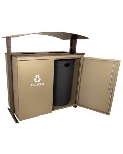 Two Stream Outdoor Receptacle Combo