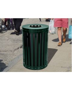 Streetscape 45 Gallon Outdoor Trash Receptacle