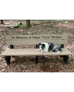 Traditional Memorial Park Bench 6 Foot Long