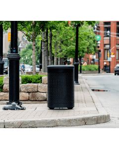 Toronto Double Stream Recycle Outdoor Receptacle