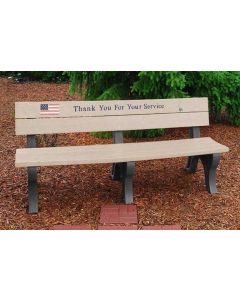 Veteran 6 Foot Backed Bench