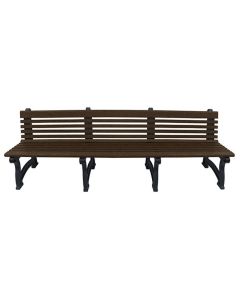 Willow Park Recycled Plastic Bench 8 foot