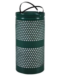 10-Gallon Perforated Trash Receptacle