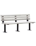 Greenwood Recycled Plastic 5-foot Park Bench Without Arm Rest