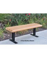 Greenwood Backless Park Bench