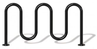 Serpentine Bike Rack Triple