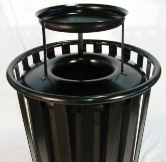 55-Gallon Ash and Trash Receptacle
