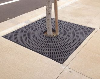 5 Foot Square Plastic Tree Grate