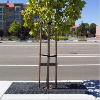 5 Foot x 10 Foot Rectangular Plastic Tree Grate