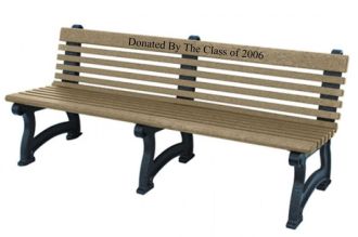 Willow Park Memorial Bench 6 Foot