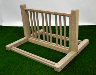 Recycled Plastic  6 Capacity Bicycle Storage Rack