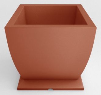 Square Pedestal Planters Solid Colors