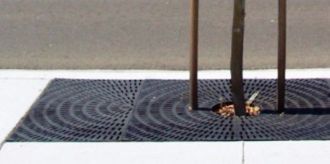 4 Foot x 6 Foot Rectangular Plastic Tree Grate