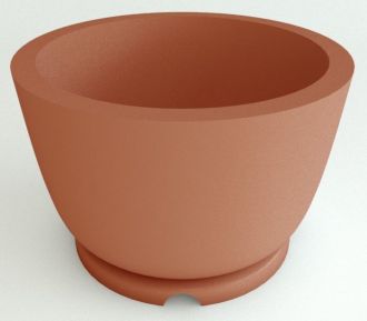 Circular Pedestal Planter Solid Colors