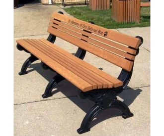 Cambridge 6 Foot Memorial Bench