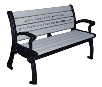 Emerald Park 4 Foot Memorial Bench