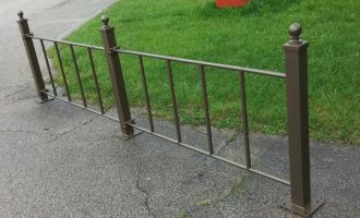Fence Bike Rack for 12 Bikes
