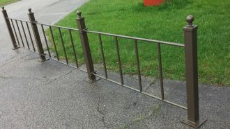 Fence Bike Rack for 18 Bikes