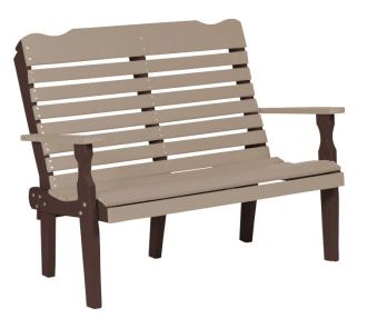 Curve Back 4 Foot Garden Bench