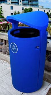 Euro Style Trash Receptacle