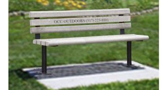 Greenwood 4-Foot Memorial Park Bench