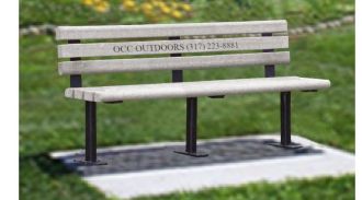 Greenwood 6-foot Memorial Park Bench
