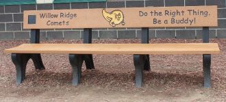 8-Foot Landmark Memorial Park Bench