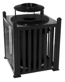 Savannah 32 Gallon Ash Urn Top Trash Receptacle